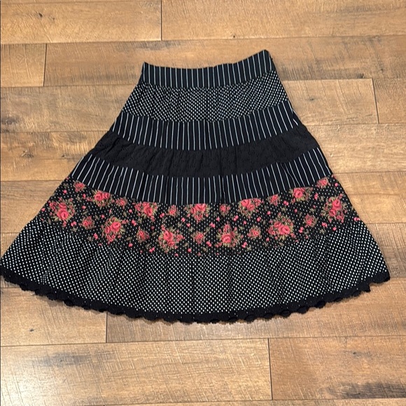 Multi Patterned A-Line Skirt - Picture 1 of 4